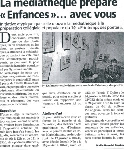 Article Médiathèque prépare enfances