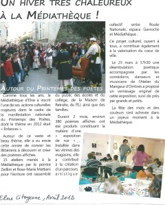 Article un hiver très chaleureux